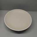 YMXYJM Modern Resin Pedestal Decorative Bowl, Large Fruit Bowl for Kitchen Counter, Stylish Key Bowl for Entryway Table, Beige