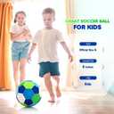 INPODAK Indoor Soccer Ball Size 4, House Soccer Ball with Pump Deflated - Great Easter Basket Stuffers - Silent Home Ball for Inside House for Toddler Kids Child Boys Girls Toy Gift