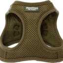 Downtown Pet Supply Step in Dog Harness for Small Dogs No Pull, Medium, Hunter Green - Adjustable Harness with Padded Mesh Fabric and Reflective Trim - Buckle Strap Harness for Dogs, M