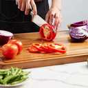 OAKSWARE Cutting Boards, 30 x 22 Inch Extra Large Acacia Wooden Cutting Board for Kitchen, Edge Grain Wood Chopping Board with Juice Groove and Handles, Pre-Oiled Carving Tray for Meat & Cheese