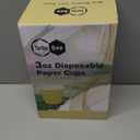 Turbo Bee 600Pack 3oz Small Paper Cups,Disposable Yellow Bathroom Cups for Party, Picnic,Travel and Event