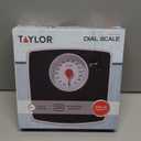 Taylor Battery Free Analog Scales for Body Weight, 330LB Capacity, Easy to Read Large 4.25-inch Dial, 10.3 x 10.6-inch Vinyl Mat Platform, Black