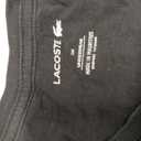 Lacoste Men's 100% Cotton Regular Fit Crew Neck Undershirt, 1-Pack (Black, XXL)