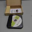 CD Player Portable with Dual Stereo Speakers, Rechargeable Portable CD Player with Bluetooth for Home with Headphones, Support CD/AUX/USB, Black