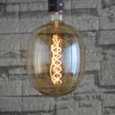 SD LUX Oversized Vintage Giant LED Light Bulb Huge Edison Bulb- Dimmable, 8W 450LM (50W Equi), Warm White 2200K, Medium E26 Base - Perfect for Decorative Pendant Lighting, 1 Pack(DG170)