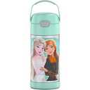 THERMOS FUNTAINER Water Bottle with Straw - 12 Ounce - Kids Stainless Steel Vacuum Insulated Water Bottle with Lid, Frozen