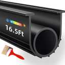 Garage Door Seals Bottom Rubber, High-Density EPDM Weatherproof Stripping Kit with 16.5Ft 5/16" T-Ends, U+O Ring Door Threshold Universal Seal - Easy Installation, Pest & Dust Protection (Black)