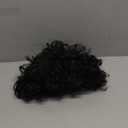 VALICLUD Short Curly Synthetic Wig for Women with Face-flattering Bangs Lightweight Black Layered Waves Breathable Fibers for Cosplay Party and Daily Use Quick Styling Hairpiece