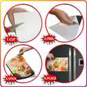 Magnetic Sheets with Adhesive Backing for Crafts, DIY. 12 Strong Craft Magnets 8.5" x 11" to Make Flexible Magnet Self Sticky Tapes, Strips, Squares, Sheet for School Classroom Board, Fridge, Photos