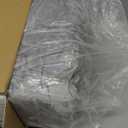 Sealy Electric Blanket Queen Size, Flannel & Sherpa Heated Blanket, 10 Heat Settings, Auto Shut Off, Machine Washable, Light Grey, 84 x 90 Inch