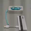 8Bitdo Zero 2 Bluetooth Gamepad Keychain Sized Mini Controller for Switch, Windows, Android, macOS & Raspberry Pi(Turquoise Edition)