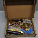 Shooting Toy Pull Back Action Jump Ejecting Magazine Pistol Toys Foam Blaster for 8 Years+ Children Boys & Girls, Gold