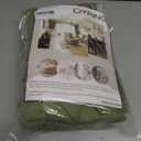 Valances for Windows Green Window Valance for Kitchen Rod Pocket Blackout Valance for Living RoomPack of 4 Green 39" W x 20" L