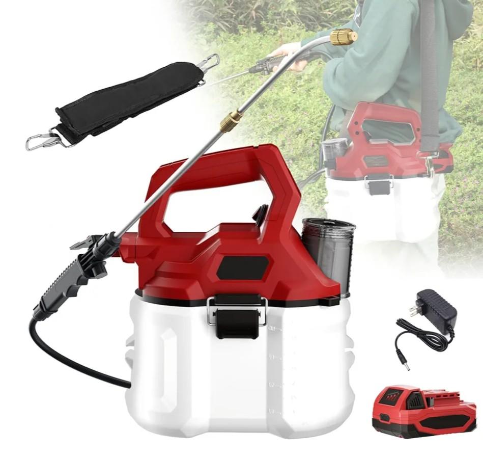 1 Gallon Lawn Sprayer Compatible with Dewalt 20v Battery, 40 PSI Handheld Garden Sprayer w/2.0Ah Battery, Telescopic Spray Wand, Adjustable Nozzle, for Spraying Plants, Watering, Weeds 1 Gallon Lawn Sprayer Compatible with Dewalt 20v Battery, 40 PSI Handheld Garden Sprayer w/2.0Ah Battery, Telescopic Spray Wand, Adjustable Nozzle, for Spraying Plants, Watering, Weeds