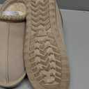 DREAM PAIRS Women's Fuzzy Cozy Slippers Genuine Suede Indoor Outdoor Fluffy Home Comfy Winter Slip On Cute Warm Memory Foam Furry Shoes FuzzyEasy, Size 11, Sand, SDSL2412W