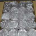 Plastic Jars with Lids 20Pcs 14 oz Clear Plastic Slime Storage Jars Containers with Airtight Leak Proof Black Plastic Screw On Lids Cylinder Clear Round Jar Food Grade Durable PET Jar