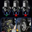 M14x1.5 Lug Nuts Set of 20 Compatible with Sequoia Landcruiser Tundra Lexus LX Black 7/8 22mm Hex Mag Washer Lug Nuts 1.85 Inch