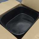 Arm & Hammer Rimmed Cat Litter Box with High Sides and Microban, Made in USA