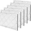 Amazon Basics 14x25x1 Air Filter, MERV 11 AC Furnace Filters, Allergy Control, Removes Dust and Lint, Electrostatic, 6-Pack (Actual Size: 13.75" x 24.75" x 0.75")