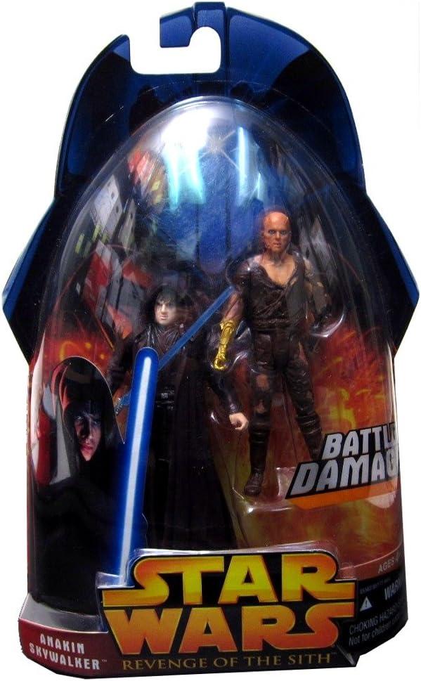Star Wars - 2005 - Hasbro - Revenge of the Sith - Anakin Skywalker Battle Damage Action Figures - Collection 1 - New - Limited Edition - Collectible