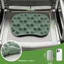 Inflatable Seat Cushion, Lightweight Portable Air Cushion with Pump, Airplane Seat Pad for Flights Pressure Relief, Waterproof Chair Pad, Stadium Cushions for Travel, Camping, Hiking(Green)