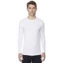 32 DEGREES Weatherproof Mens Long Sleeve Crew Neck White, Large