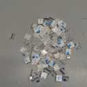 120 PCS Cable Clips, Small, Clear,Christmas Light Clips, Cable Management Wire Organizer Cord Holder for Under Desk, Car, Wall, TV PC Ethernet Cable (3/8"-120PCS)