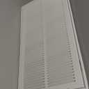 EZ-FLO 12 x 24 Inch (Duct Opening) Return Air Vent Cover for Wall or Ceiling, Solid Steel Return Air Filter Grille, HVAC Vent Cover, White, 61668