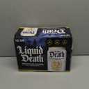 Liquid Death, Still Mountain Water, 12-Pack (12oz Cans), Real Mountain Source, Infinitely Recyclable Ice-Cold Cans, American Made, BB 05/16/28