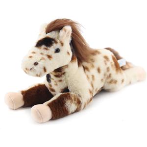 15" Spotted Horse Stuffed Animals for Boys and Girls,Soft and Adorable Stuffed Horse Plush Toys for Newborn Babies and Kids,Great Gifts on Birthday,Christmas,Machine Washable