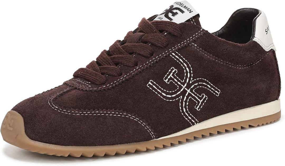 Sam Edelman Women's Isella Sneakers (6.5, Caf Noir)