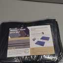 YIHOUSE Bathroom Rug Set 2 Piece, Memory Foam Black Bath Mat Set Non-Slip Quick Dry Bath Mats for Bathrooom, Super Absorbent Washable Bath Rug for Bathroom Floor Sink Tub and Shower