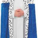 fun shack Kids Wise Men Costume, Three Kings Outfit, Wiseman Attire for Halloween, Christmas, Dress Up Events (Medium, Blue)