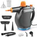 Handheld Steam Cleaner with Detergent Container  1250W High-Pressure Multipurpose Steamer  Continuous Steam Lock, Large Tank, Safety Lock  for Home, Kitchen, Bathroom, Car Cleaning
