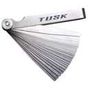 TUSK Tapered Feeler Gauge Set  32-Blade Dual-Marked (Inch & Metric) Precision Valve Clearance Tool 0.001"-0.040" / 0.03 mm-1.0 mm
