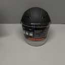 Adult 3/4 Open Face Motorcycle Helmet, Double Visor Motorbike Scooter Ebike Moped Cruiser Helmets for Men and Women DOT Approved (Medium, Black)