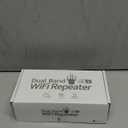 WiFi Extender Signal Booster,WiFi Extender Supports 105 Devices, 1.2Gbps Home Signal Booster,Dual Band 5GHz/2.4GHz, WiFi Booster Up to 12880 Sq.ft, EasyMesh Compatible, One Ethernet Port