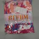 BTFBM Womens Spring 2026 Casual Maxi Dresses Short Sleeve Smocked Tiered Floral Boho Long Beach Dress with Pockets (M)