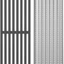 17'' x 6" Emitter Plate and Cooking Grid Grate Replacement Parts for Charbroil 2015 and newer TRUInfrared CharBroil Commercial, Signature, Professional Series Gas Grills, Charbroil 3297527R04, Cast Iron