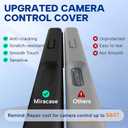 Miracase Magnetic for iPhone 17 Case, Compatible with MagSafe, Integrated Silicone Camera Control Cover, 3.0mm Thicken Shockproof Drop Protection Phone Case for 17, Black