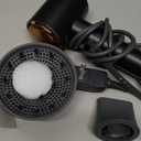 Tideway Hair Dryer Professional High-Speed Ionic Blow Dryer 110,000 RPM, Compact Hair Dryer with Magnetic Diffuser, Fast Drying with Brushless Motor Low Noise Smart Temperature Control-H11 (Black)