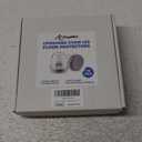 Clear Chair Leg Floor Protectors for Carpet Hardwood Floors, Upgraded Chair Leg Caps with Graphene Fabric Bottom, No Cat/Dog Hair Clinging, 16 Pcs Furniture Leg Feet Covers Reduce Noise (Fit 1"-1.2")