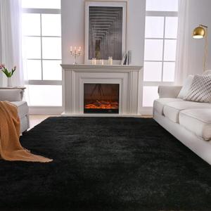 7x10 Area Rug for Living Room: Black Area Rug 7 X 10 Rugs for Living Room - Shag Fluffy Rug 7x10 Modern Indoor Soft Shaggy Fuzzy Floor Carpet for Bedroom