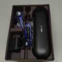 Oral-B iO Deep Clean + Protect Rechargeable Electric Toothbrush, Black, iO Series 7, 2 Replacement Brush Heads, Charging Travel Case