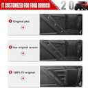 Mabett Front Door Storage Pockets for Ford Bronco Accessories 2026,2021-2025, Side Door Organizer Box fit Bronco 2/4-Door, Insert Cup Holder(2PCS)