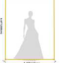 Asee'm 6.6FTx5.2FT Gold Wedding Arch Backdrop Stand Square Metal Rectangular Arch Frame for Ceremony Party Birthday Bridal Baby Shower Anniversary Arbor Balloon Decoration, 6.6x5.2ft