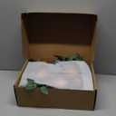 Ling's moment 2PCS Apricot Peach Artificial Flower Garland Wedding Arch Flowers Floral Swags Centerpieces Decoration Rose Greenery for Sweetheart/Head Table Easel Wall Entryway Board Backdrop