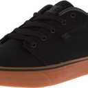 DC Men's Anvil TX Skate Shoe,Black/Gum,12.5 M US