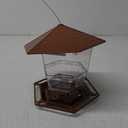 Bird Feeders for Outdoors Hanging Bird Feeder Wild Birds Seed, Brown