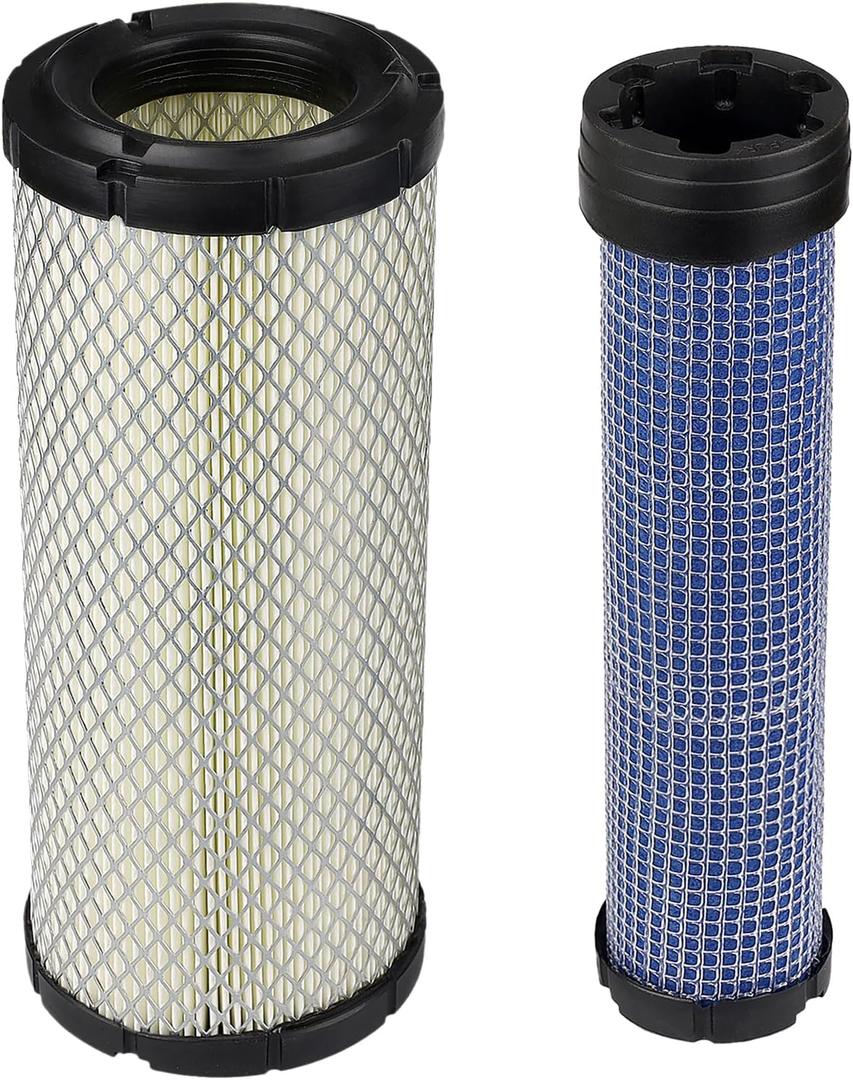 LOCOPOW 11013-7044 Outer & Inner Air Filter for Kubota TA040-93230 TA040-93220 for Kawasaki M131802 11013-7045 11013-7020 11013-7019 Lawn Mover 25 083 01-S 25 083 04-S M131803